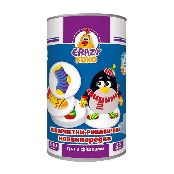

Игра в тубусе "Варежки-носочки!" - VT 8020-05 /укр/ (16) "Vladi Toys"