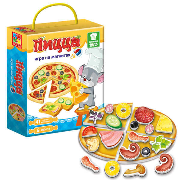 

Игра магнитная "Піца" VT 3004-02 укр. (14) "Vladi Toys"