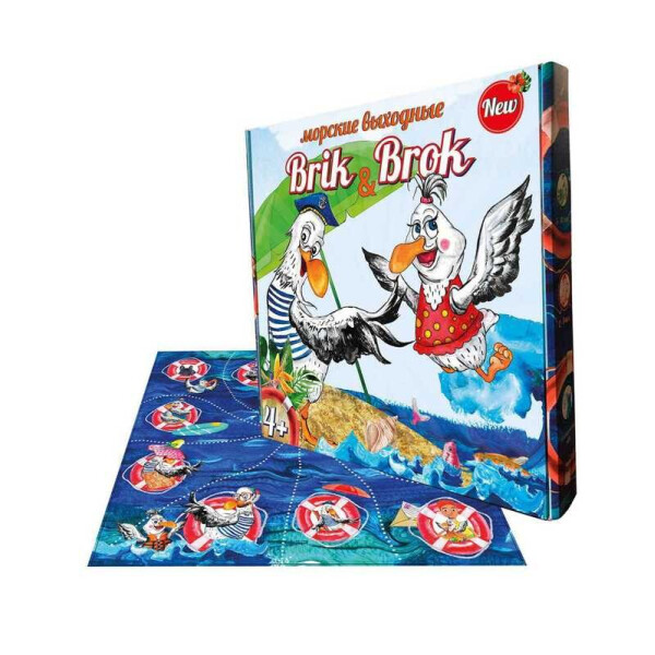 

Игра настольная "Морские выходные Brik and Brok" 30202 (13) "STRATEG"