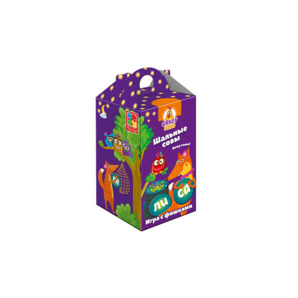 

Игра с фишками «Шальные совы. Вижу слово!» рус. VT 8033-02 (8) "Vladi Toys"