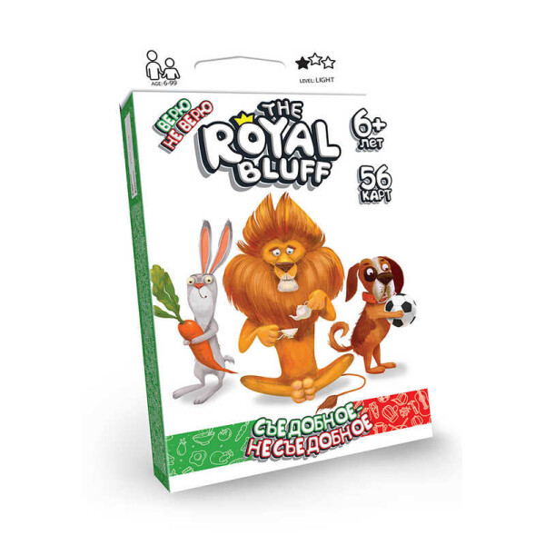 

Карточная игра "The royal bluff" Съедобное несъедобное" RBL-02-01/рус/(32) "ДАНКО ТОЙС"