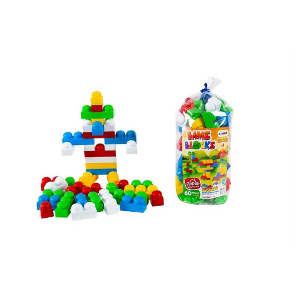 

Конструктор "BAMSIBLOCK №1" 115/2 (15) 60 дет, "BAMSIC"