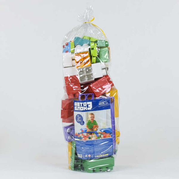 

Конструктор "Авто-блок №3" 1791 (4) 72 дет. "COLOR PLAST"