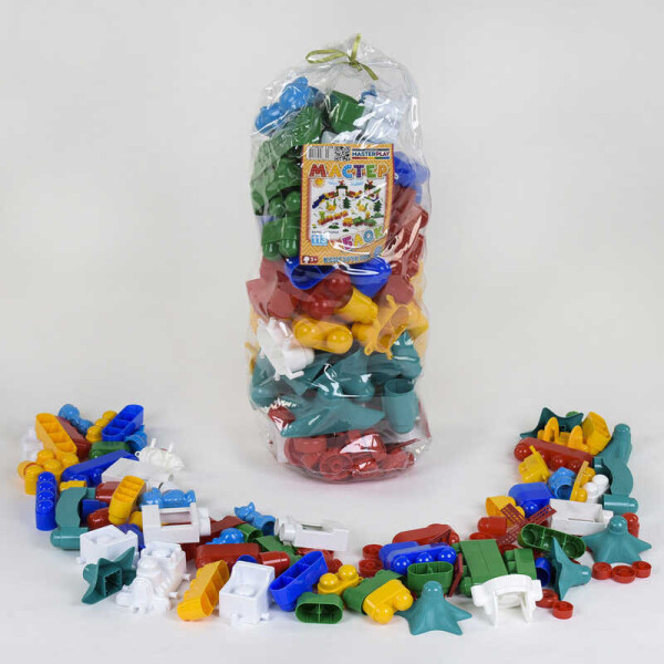 

Конструктор "Мастер 6" 1-028 (8) "COLOR PLAST", 113 деталей