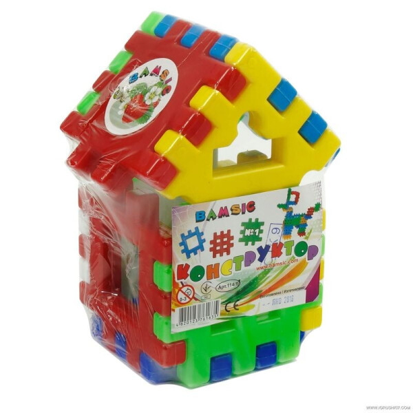 

Конструктор-пазлы 114/11 (6) 9 дет, "BAMSIC"