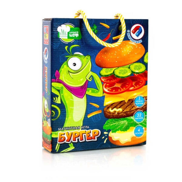 

Магнитная игра "Бургер" VT 2310-06 (укр.яз.) "Vladi Toys"