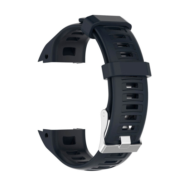 

Силиконовый ремешок для GARMIN Instinct Smooth Silicone Band Graphite Blue