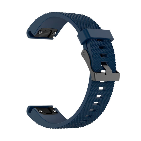 

Силиконовый ремешок для GARMIN QuickFit 20 Dots Silicone Band Dark Blue