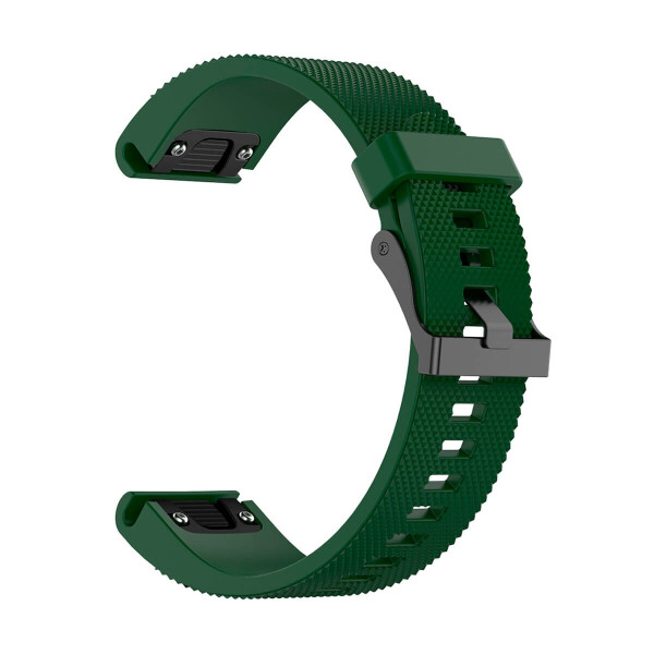 

Силиконовый ремешок для GARMIN QuickFit 20 Dots Silicone Band Dark Green