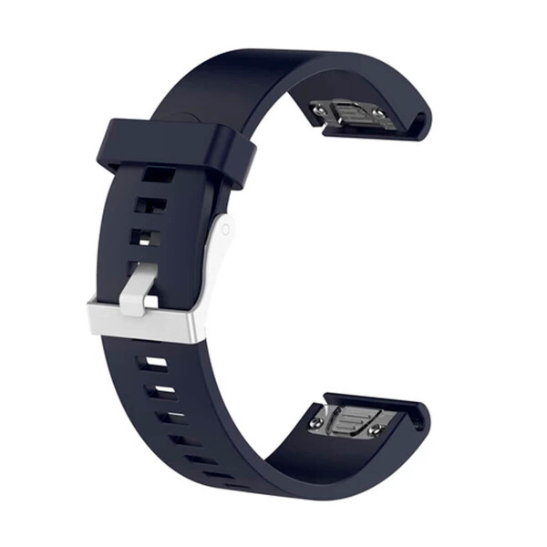 

Силиконовый ремешок для GARMIN QuickFit 20 Smooth Silicone Band Dark Blue
