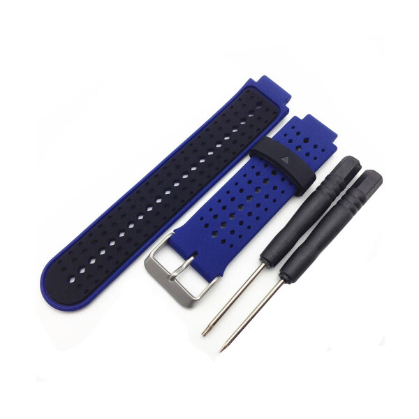 

Силиконовый ремешок для GARMIN Universal 16 2Colors Silicone Band Blue/Black