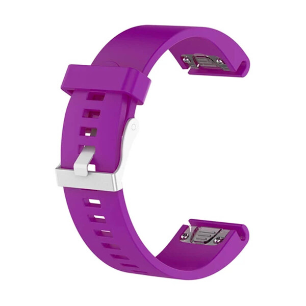 

Силиконовый ремешок для GARMIN QuickFit 20 Smooth Silicone Band Purple