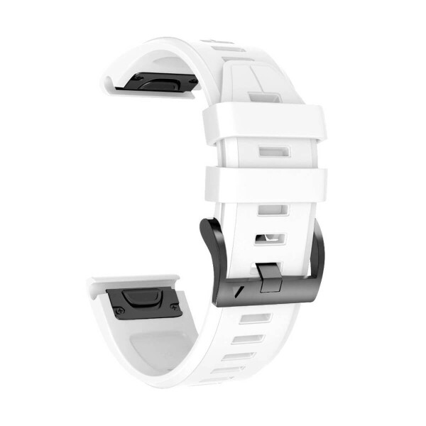 

Силиконовый ремешок для GARMIN QuickFit 26 Smooth Silicone Band White