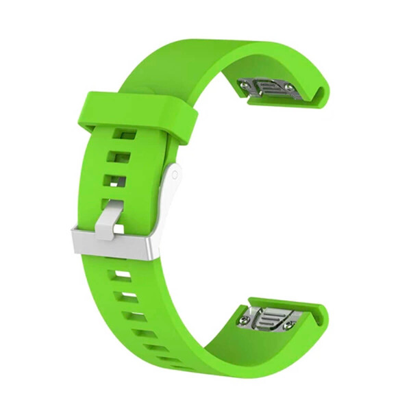 

Силиконовый ремешок для GARMIN QuickFit 20 Smooth Silicone Band Green
