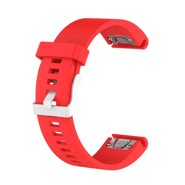 

Силиконовый ремешок для GARMIN QuickFit 20 Smooth Silicone Band Red