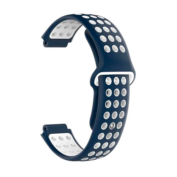 

Силиконовый ремешок для GARMIN Universal 16 Nike-style Silicone Band Blue/White