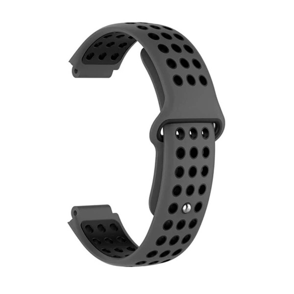 

Силиконовый ремешок для GARMIN Universal 16 Nike-style Silicone Band Gray/Black