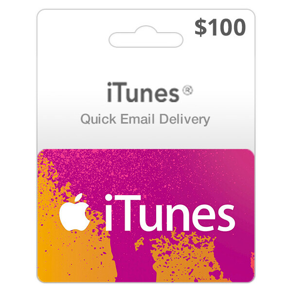 

Подарочная карта iTunes Apple / App Store Gift Card пополнение бумажника (счета) своего аккаунта на сумму 100 usd, US-регион