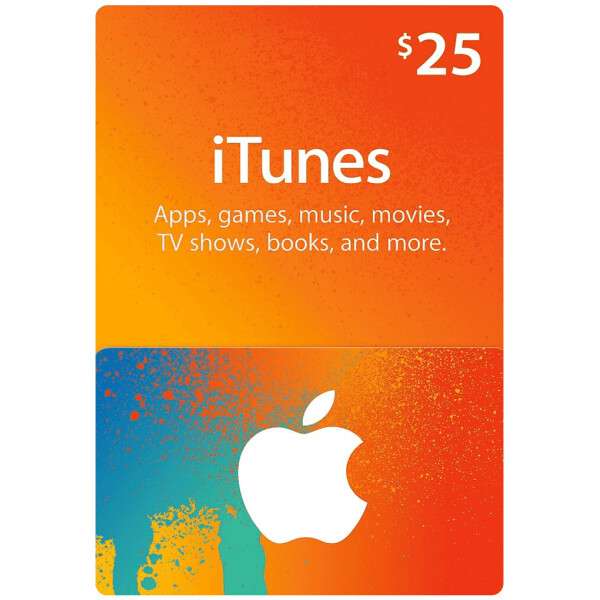 

Подарочная карта iTunes Apple / App Store Gift Card пополнение бумажника (счета) своего аккаунта на сумму 25 usd, US-регион