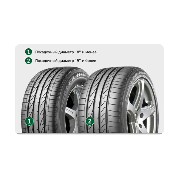

Летняя шина BRIDGESTONE Dueler H/P Sport 255/45R19 100V