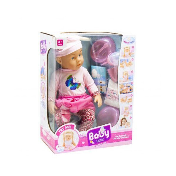 

Пупс музыкальный Warm Baby WZJ010-449/50
