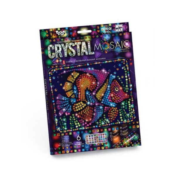 

Набор для креативного творчества CRYSTAL MOSAIC, Рыбка CRM-01-09