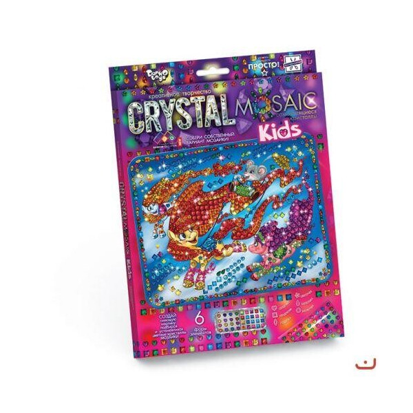 

Набор для креативного творчества CRYSTAL MOSAIC KIDS, Пони CRMk-01-03