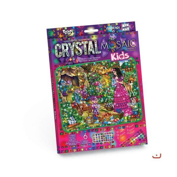 

Набор для креативного творчества CRYSTAL MOSAIC KIDS, Белоснежка CRMk-01-07