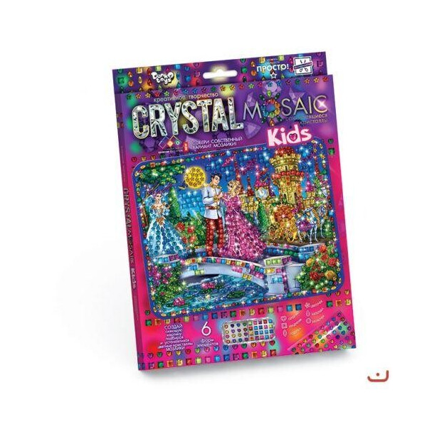

Набор для креативного творчества CRYSTAL MOSAIC KIDS, Золушка CRMk-01-06