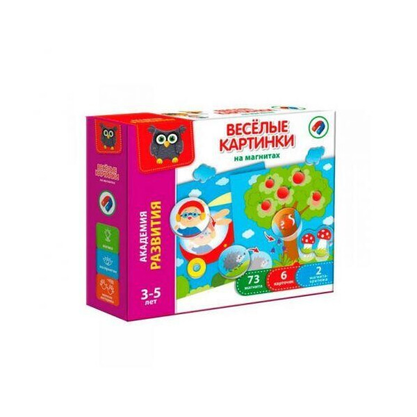 

Магнитная игра Веселые картинки (рус) VT5422-02
