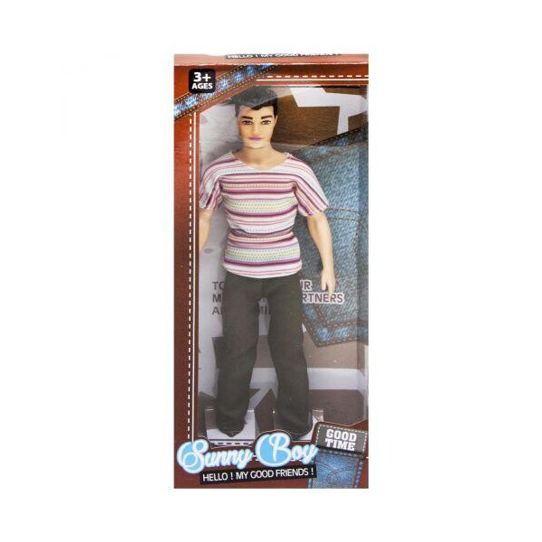 

Кукла Кен Sunny Boy в полосатой футболке LY315A/B/C/D