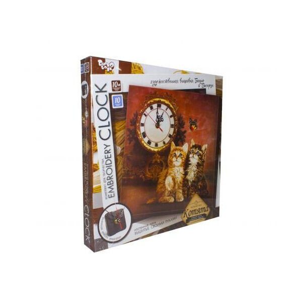 

Набор для творчества Embroidery clock, Котята EС-01-03