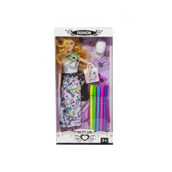 

Кукла - раскраской 587A / C