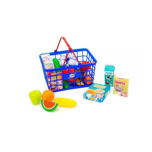 

Корзина с продуктами Супермаркет, 23 эл (синяя) 379 В.5