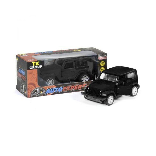

Машинка металлопластик Jeep Wrangler, черный S24088