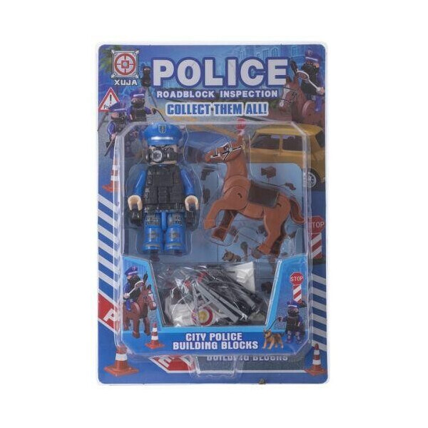 

Игрушечный набор Police Roadblock Inspection с лошадью SB1012