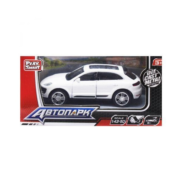 

Машина металлопластик Porsche Cayenne, белый 6527W