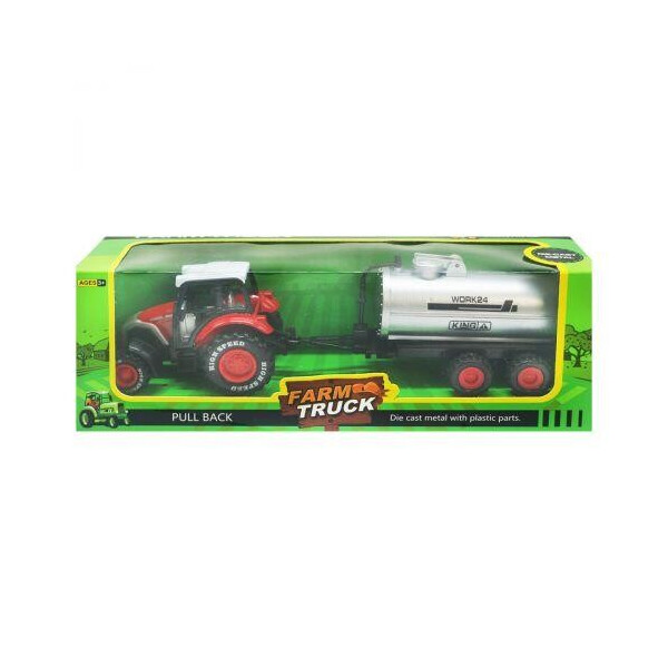 

Трактор Farm Truck с цистерной (красный) sv-177