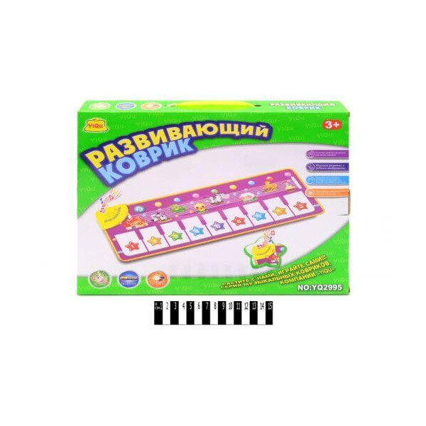 

Развивающий, музыкальный коврик YQ2995