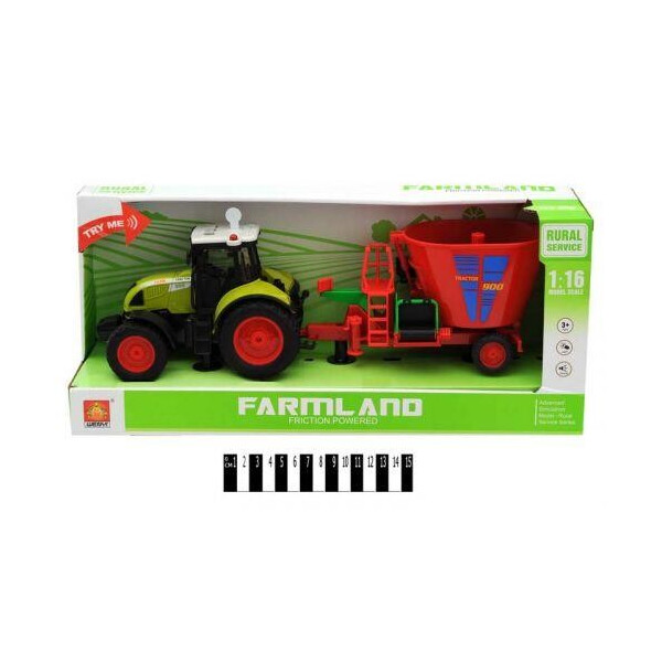 

Трактор с прицепом FARMLAND, музыкальный WY900K