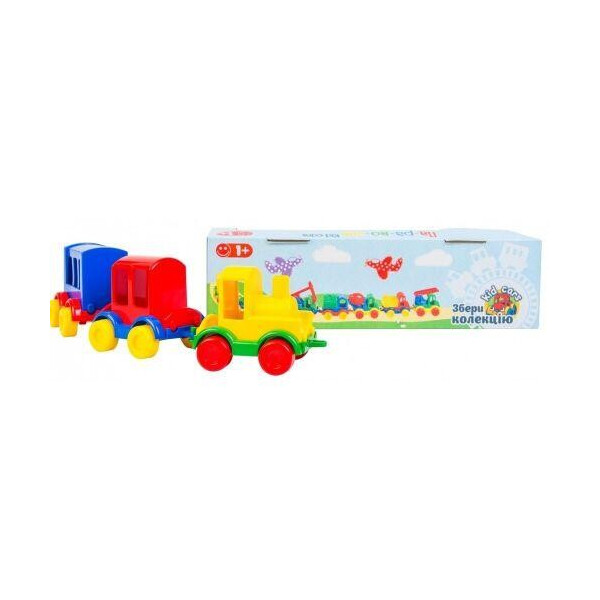 

Паравозик Kid cars, 3 шт. Wader 39260
