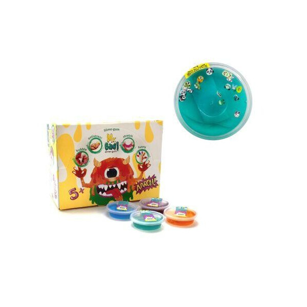 

Антистресс-лизун Mr. Boo со стикерами (40 г) А80009
