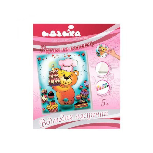 

Роспись по холста Мышка Сластёна 7107/2