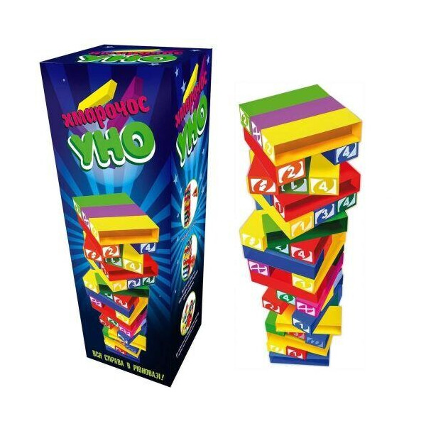 

Игра 2 в 1 УНО + Дженга 30253