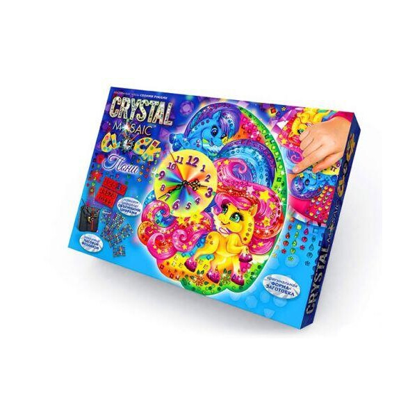 

Набор для творчества Crystal Mosaic Clock, Пони СMС-01-01,02,03