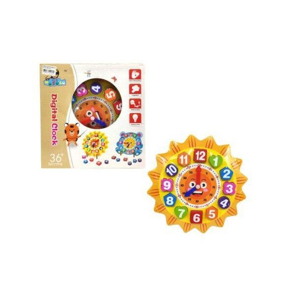 

Деревянная игрушка Часы Р03у-6