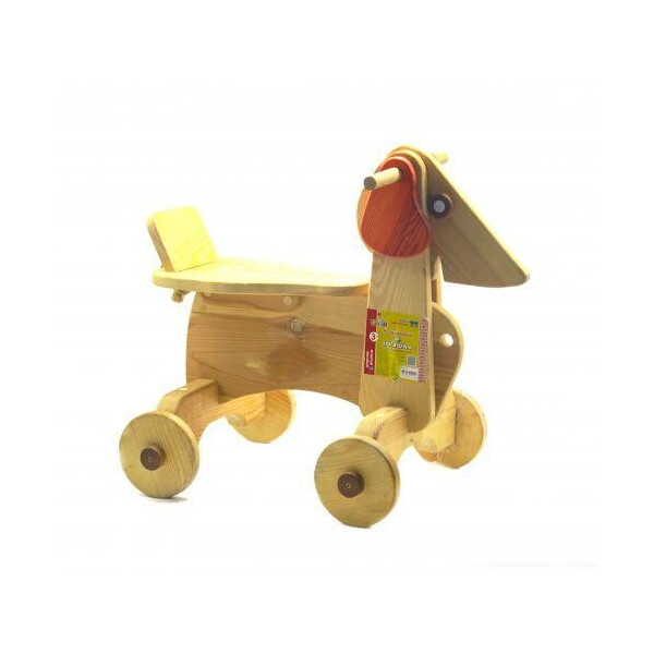 

Деревянная каталка Собачка (неокрашенная) ДУ017