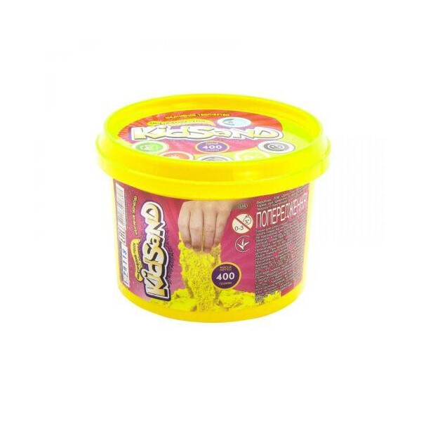 

Кинетических песок KidSand, желтый, 400г KS-01-06