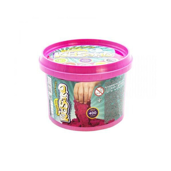 

Кинетических песок KidSand, розовый, 400г KS-01-06