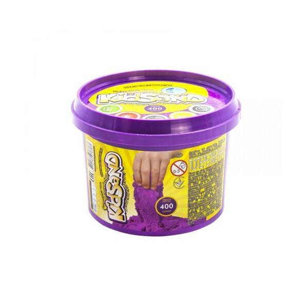 

Кинетических песок KidSand, фиолетовый, 400г KS-01-06